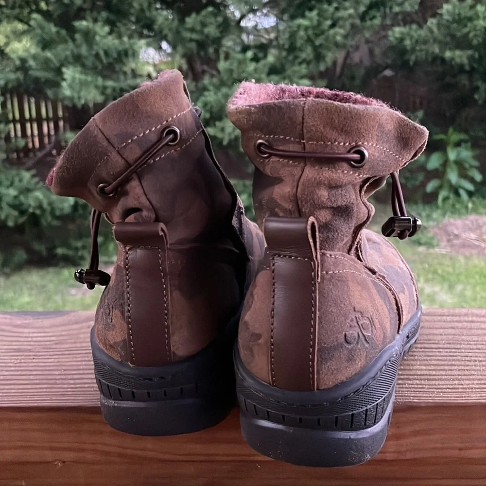 OTBT Fanfare Waterproof Leather Snow Boot Sz- 7